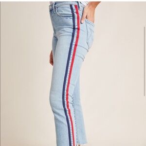 Mother The Insider Crop Step Fray